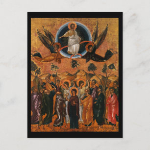 Jesus Ascension to Heaven Briefkaart