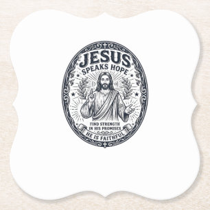 Jesus ASL Dove Gemeenschap Inclusie T-shirt Christ Kartonnen Onderzetters