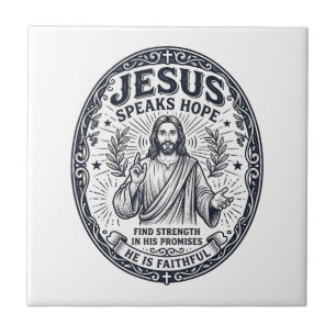 Jesus ASL Dove Gemeenschap Inclusie T-shirt Christ Tegeltje