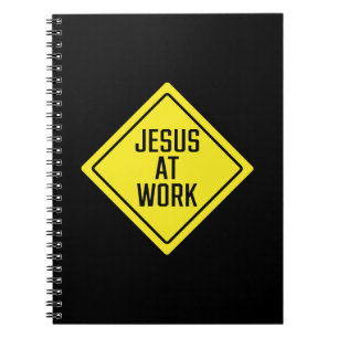 Jésus au travail Signal de trafic Carnet Spira