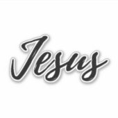 Jésus - autocollant (Devant)