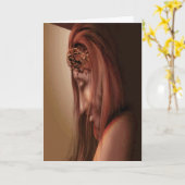 Jésus avec la carte de voeux des épines 2 (Fleur jaune)