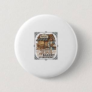 Jesus Bakkerij Winkelpand Jesus Bakkerij Winkelpan Ronde Button 5,7 Cm