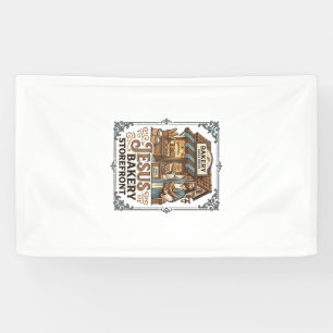 Jesus Bakkerij Winkelpand Jesus Bakkerij Winkelpan Spandoek