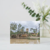 Jésus Baptême Vue du site carte postale (Debout devant)