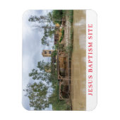 Jesus Baptism Site uitzicht koelkastmagneet Magneet (Verticaal)