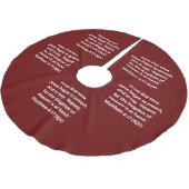 JESUS begon te preken : repent - moderne kerstmis Kerstboom Rok (Gekanteld)