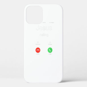 Jesus Bellen Grappige Jezus Telefoon Christelijk iPhone 12 Hoesje