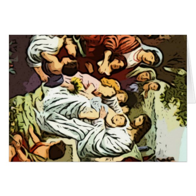 Jésus bénissant les enfants (Devant horizontal)