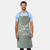 Jésus bénisse ce tablier de sage BBQ (Porté)