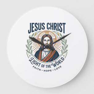 Jesus Bescheiden Mode Vrouwelijke Waarden T-Shirt  Grote Klok
