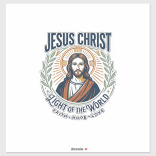 Jesus Bescheiden Mode Vrouwelijke Waarden T-Shirt  Sticker