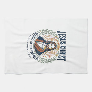 Jesus Bescheiden Mode Vrouwelijke Waarden T-Shirt  Theedoek