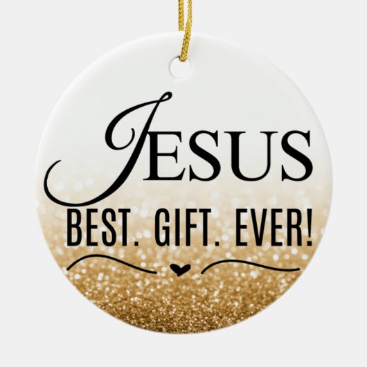 Jesus beste cadeau elk Ornament (Voorkant)