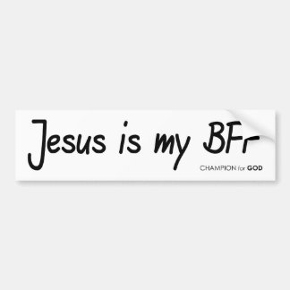 Jesus BFF Bumpersticker
