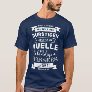 Jesus Bible Christelijk Spruch Bijbelversie Gift T-shirt