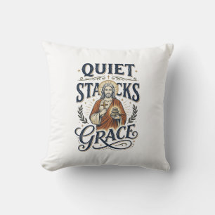 Jesus Bibliothecaris Grafisch T-shirt Christelijke Kussen
