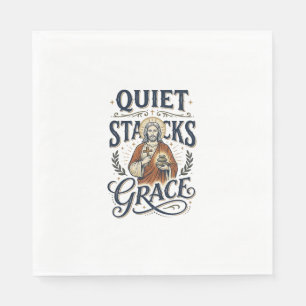 Jesus-bibliothecaris grafisch T-shirt christelijke Servet