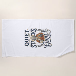 Jesus Bibliothecaris Grafische T-shirt Christelijk Strandlaken