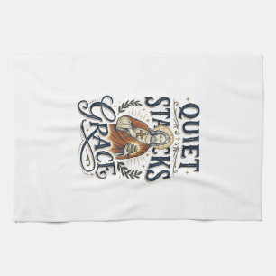 Jesus Bibliothecaris Grafische T-shirt Christelijk Theedoek