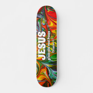 JESUS BIEDT Christelijk REAL PEACE Skateboard
