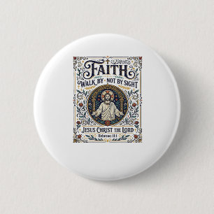 Jesus Bijbel Journaling Schrift Kunst Shirt Christ Ronde Button 5,7 Cm