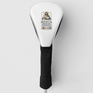 Jesus Bijbel Talen Hebreeuws Grieks Nerd Shirt Fai Golfheadcover