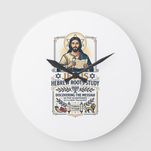 Jesus Bijbel Talen Hebreeuws Grieks Nerd Shirt Fai Grote Klok