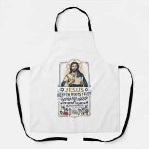 Jesus Bijbel Talen Hebreeuws Grieks Nerd Shirt Fai Schort