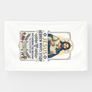 Jesus Bijbel Talen Hebreeuws Grieks Nerd Shirt Fai Spandoek