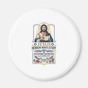 Jesus Bijbel Talen Hebreeuws Grieks Nerd T-shirt F Magneet
