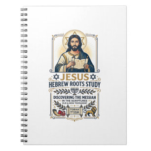 Jesus Bijbel Talen Hebreeuws Grieks Nerd T-shirt F Notitieboek