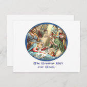 Jesus Birth Kaart (Voorkant / Achterkant)