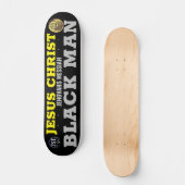 JESUS BLACK MAN JMT 7 3/4-inch skateboard Deck (Voorkant)