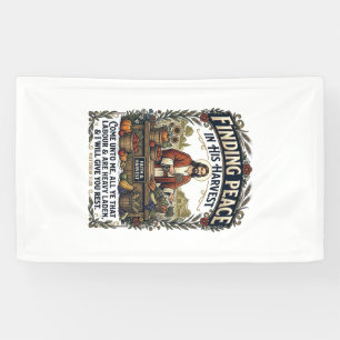 Jesus Boerenmarkt Ambachtelijk Voedsel Grafisch T- Spandoek