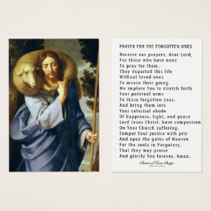 Jésus Bon Berger Âmes dans la prière de Purgatoire