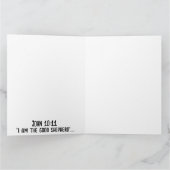 JESUS Bon Pasteur Carte de Vœux Chrétienne Vierge (Intérieur)