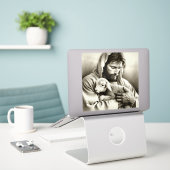 JESUS Bon Pasteur grand autocollant décalcomanie (Ordinateur portable sur le bureau)