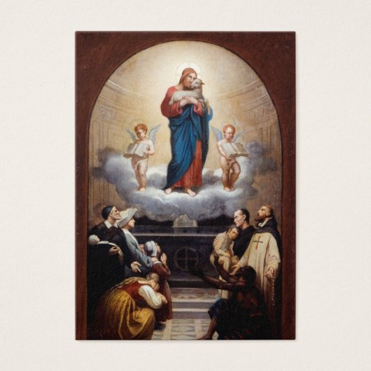 Jésus Bon Pasteur Prière funéraire catholique (Devant)