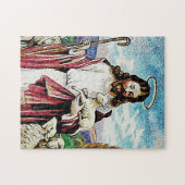 JÉSUS BON SHEPHERD CHRISTIAN JIGSAW PUZZLES (Horizontal)