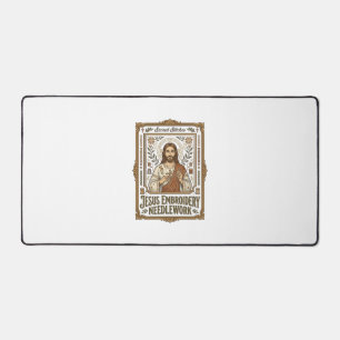 Jesus Borduurwerk Jezus Borduurnaald Bureaumat