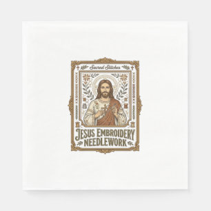Jesus Borduurwerk Jezus Borduurnaald Servet