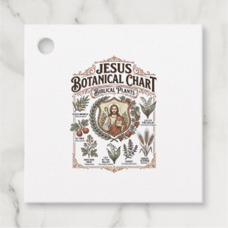 Jesus botanische kaart Bijbelse planten Jezus Bota Bedankjes Labels