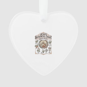 Jesus botanische kaart Bijbelse planten Jezus Bota Ornament