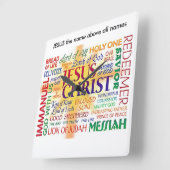 JESUS, bovenal de naam Vierkante Klok (Hoek)