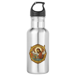 Jesus Boze Biceps Curls Squat Rack Gym Ergernis H Waterfles