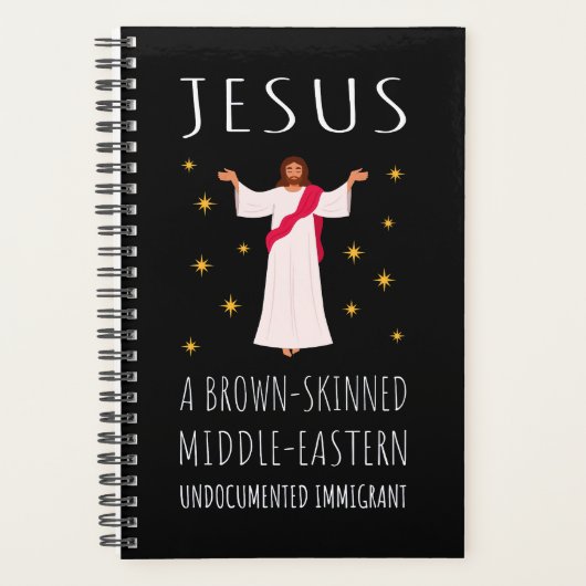 Jesus Brown-skinned ongedocumenteerde immigrant I Planner (Voorkant)