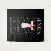 Jesus Brown-skinned ongedocumenteerde immigrant I Wandkleed (Voorkant (horizontaal))