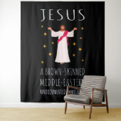 Jesus Brown-skinned ongedocumenteerde immigrant I Wandkleed (In situ)