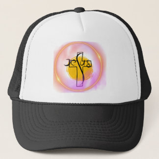 Jesus Bubble Trucker Hat Pet